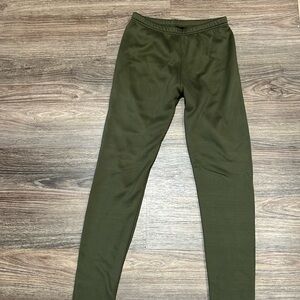 New Mix leggings/ Medium/ Olive Green/ fleece lining